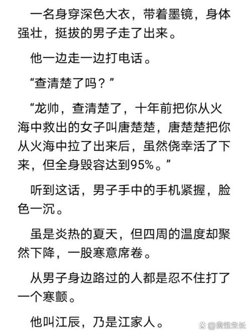 江辰唐楚楚最新章节在线阅读_全文无弹窗_小说全集